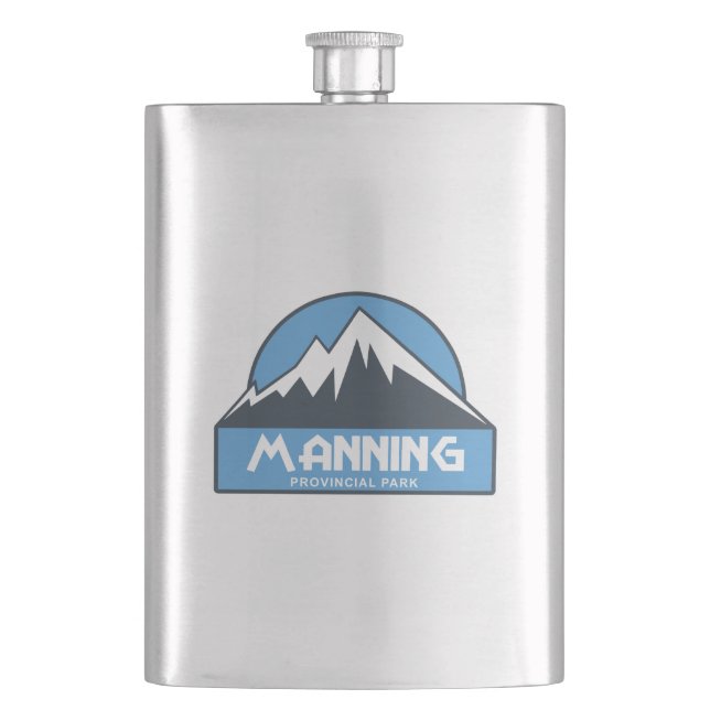 Manning Provincial Park Hip Flask (Front)