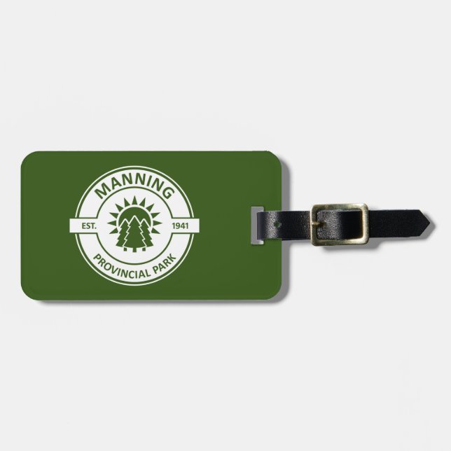 Manning Provincial Park Luggage Tag (Front Horizontal)