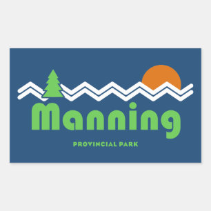 Manning Provincial Park Retro Sticker