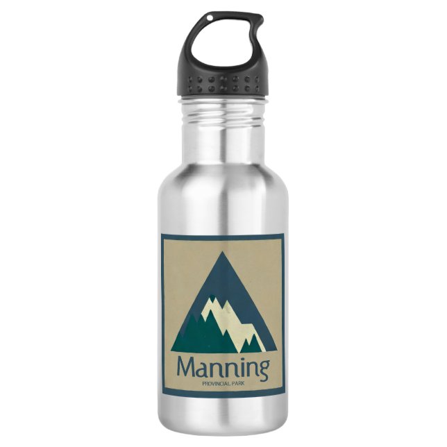 Manning Provincial Park Rustic 532 Ml Water Bottle (Front)