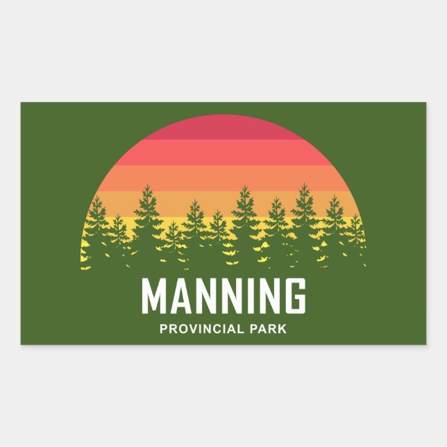Manning Provincial Park Sticker (Front)