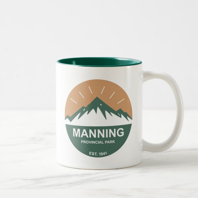 Manning Provincial Park Two-Tone Coffee Mug (Right)