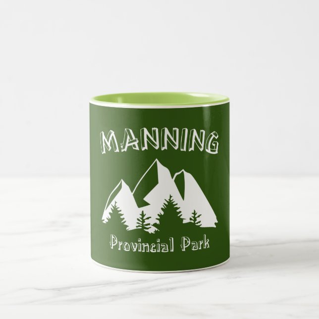 Manning Provincial Park Two-Tone Coffee Mug (Center)
