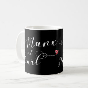 Mannois d'île de Man à la tasse de coeur