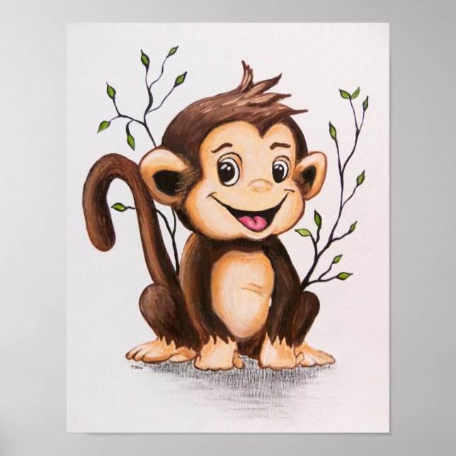 Manny the Monkey Poster (Front)