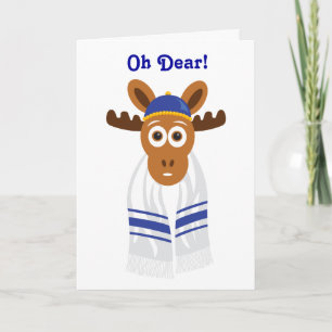 Manny The Moose Head_Bar Moosevah_Oh Dear! Card