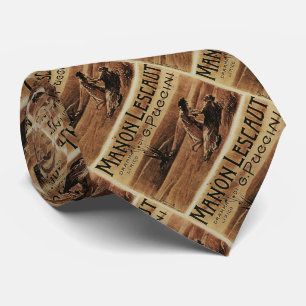 Manon Lescaut vintage postcard Tie