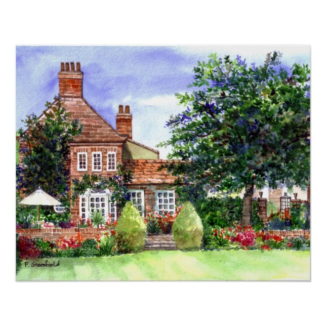 Manor House York par Farida Greenfield Poster (Devant)