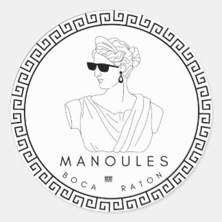 Manoules petits autocollants