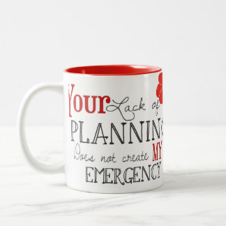 Manque de tasse de planification