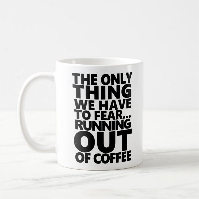 Manquer de tasse drôle de typographie de citation (Gauche)