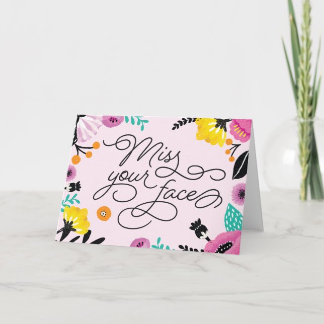 Manquez Votre Carte De Voeux (Devant)