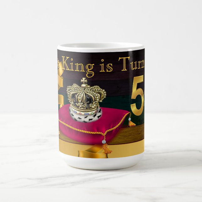 Mans 55e anniversaire Mug (Centre)