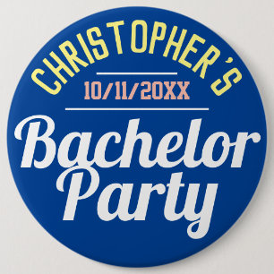 Man's Bachelor Party Button