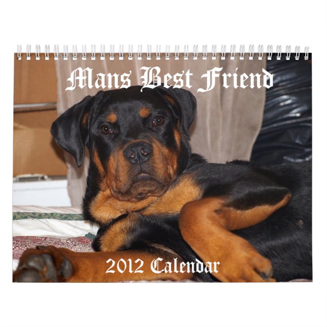Mans Best Friend Calendar (Cover)