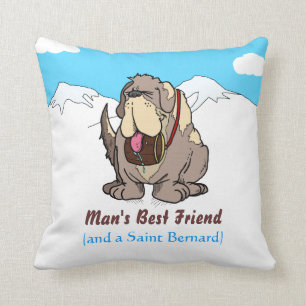 Man's Best Friend Throw Pillow