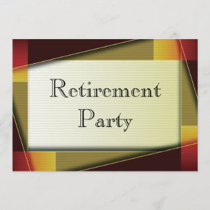Mans Classic Retirement Party Invitation