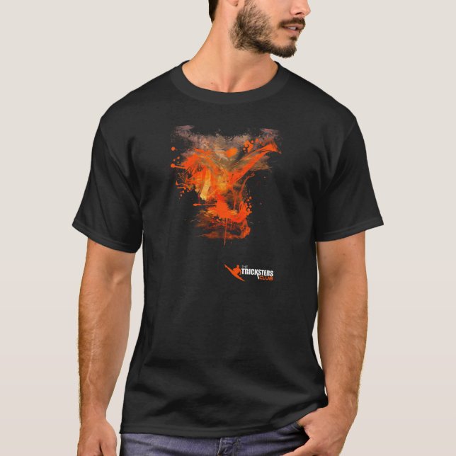 Man's FLASHKICK splat Tee SHIRT (Front)