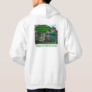 mans hoodie.  Happy St. Patrick's Day.  irish sett Hoodie