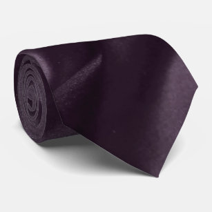 Man's Tie Crushed Sateen Print in Purple