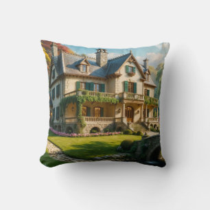 Mansion of the Perfect Captured Moment Throw Pillow