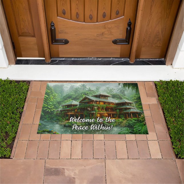 Mansion of the Tropical Rainforest Doormat (Outdoor)