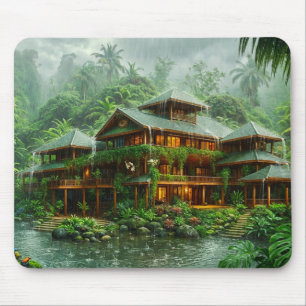 Mansion of the Tropical Rainforest Mouse Pad