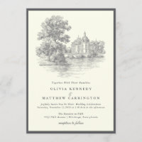 Mansion Venue Old Money Aesthetic Ivory Wedding 