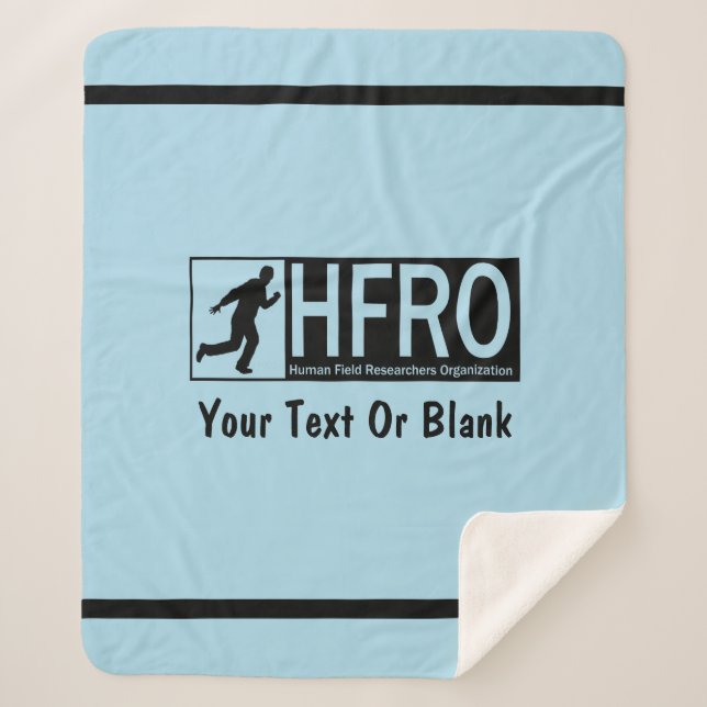 Mansquatch Sherpa Blanket (Front)