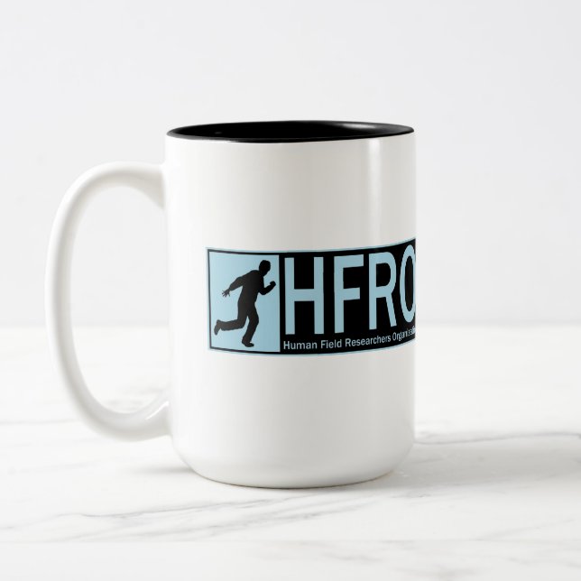 Mansquatch Two-Tone Coffee Mug (Left)