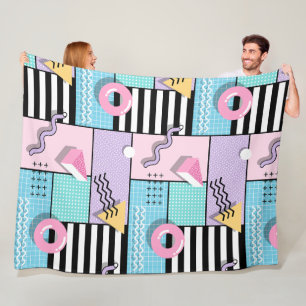 Manta de forro polar Memphis Party Fleece Blanket