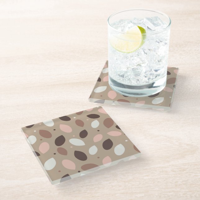 Manta Glass Coaster (Angled)