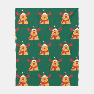 Manta Polar "Reno Nariz Roja" Fleece Blanket