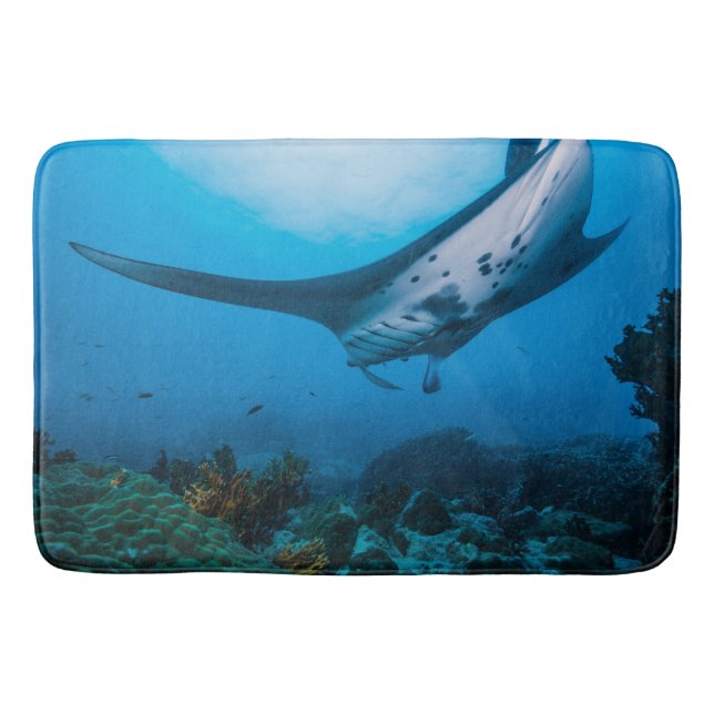 Manta ray bath mat (Front)