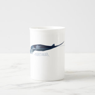 Manta Ray Bone China Mug