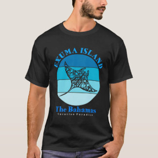 Manta Ray Exuma Island Bahamas Ocean T-Shirt