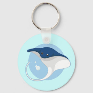 Manta Ray Keychain