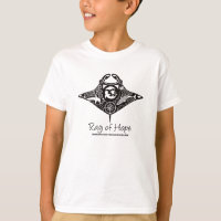 Manta Ray of Hope MMF Youth T-Shirt Black Print