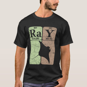 Manta Ray Periodic Table Elements Stingray T-Shirt