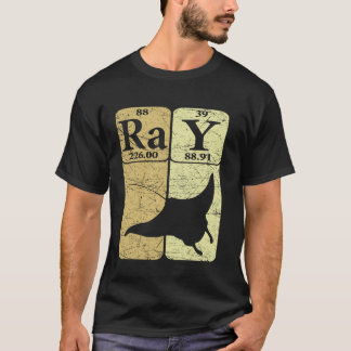 Manta Ray Periodic Table Elements Stingray T-Shirt