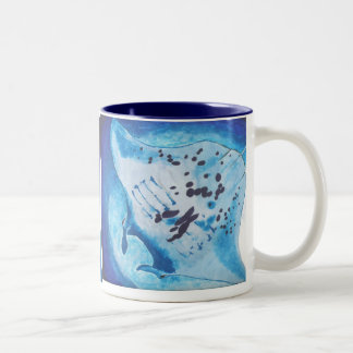 Manta Ray Two-Tone Coffee Mug