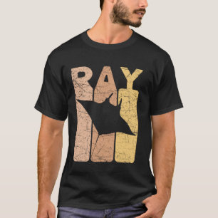 Manta Ray Vintage Stingray Retro Oceanology T-Shirt