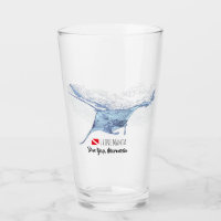 Manta silhouette en verre dépoli taché tasse à caf