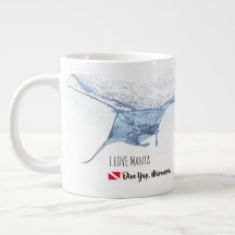 Manta silhouette en verre dépoli taché tasse à caf