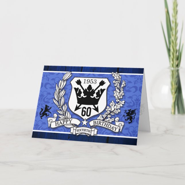 Manteau cartes d'anniversaire de crête de famille (Devant)