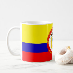 Manteau colombien de drapeau de tasse de bras
