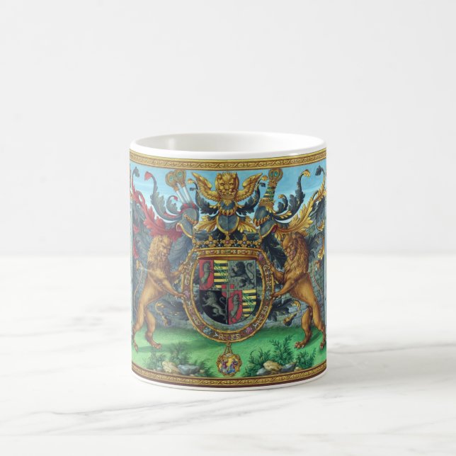 Manteau d'armoiries Café Mug (Centre)