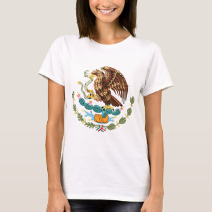 Manteau d'armoiries du Mexique Dames Petit T-shirt