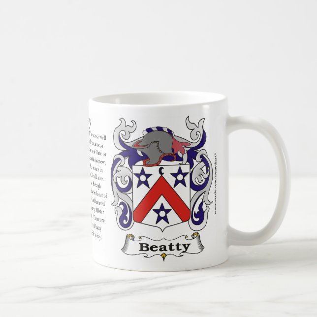 Manteau de famille de Beatty de tasse de bras (Droite)
