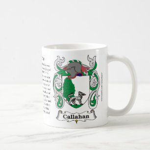 Manteau de famille de Callahan de tasse de bras
